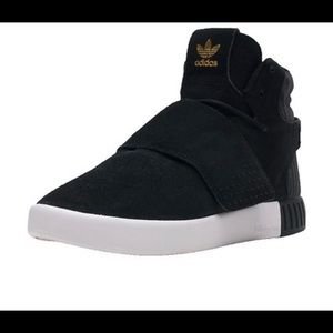 Adidas originals tubular invader strap black/white